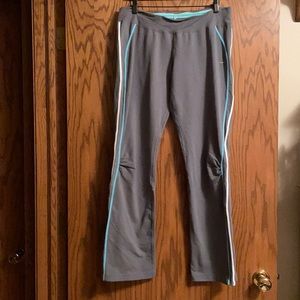 Grey Nike running tight, size large